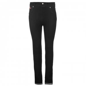Image of Lee Cooper Denim Jeggings Ladies - Black Wash