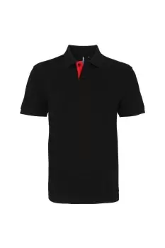 Image of Classic Fit Contrast Polo Shirt