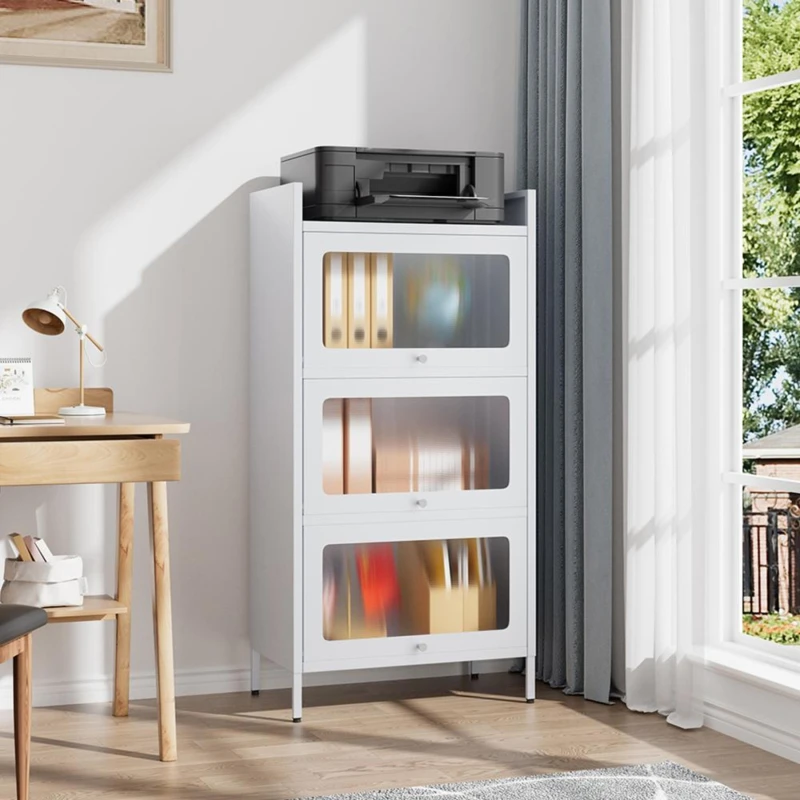 Image of Kabinet UK File Cabinet For Home Office Storage Cabinet White unisex One size