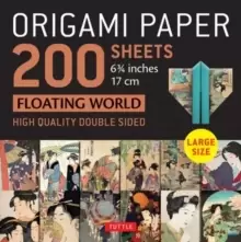 Image of Origami Paper 200 sheets Floating World 6 3/4" (17 cm) : Tuttle Origami Paper: High Quality, Double-Sided Origami Sheets with 12 Different Prints (Ins