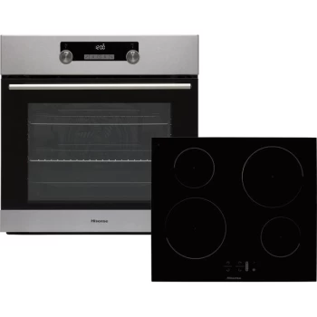 Image of Hisense BI6032IXUK Built In Electric Single Oven & Induction Hob Pack