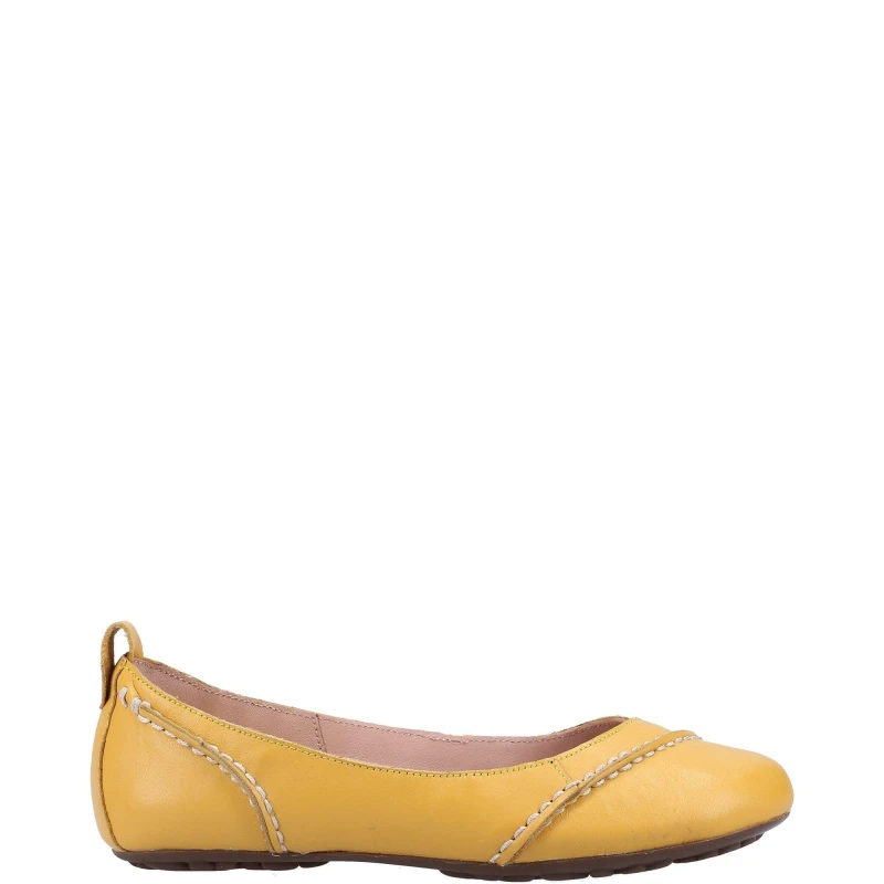 Image of Hush Puppies Janessa Ballerina - Yellow Yellow 8