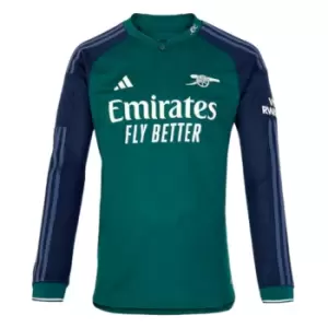 Image of 2023-2024 Arsenal Long Sleeve Third Shirt