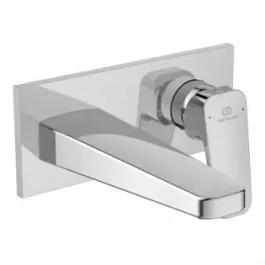 Image of Ideal Standard - Ceraplan Wall Mounted Basin Mixer Tap (Trim Only) - Chrome