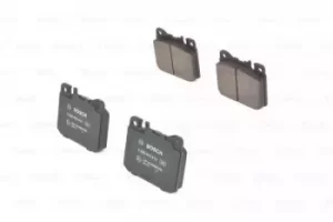 Image of Bosch 0986463412 BP635 Brake Pad Set Disc Brake Front Axle