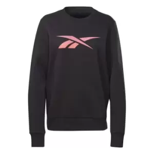 Image of Reebok Victor Crew Sweat Womens - Black