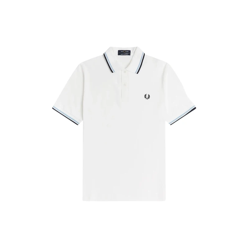 Image of Fred Perry Polo shirt Fred Perry Twin Tipped Blanc Unisex 40