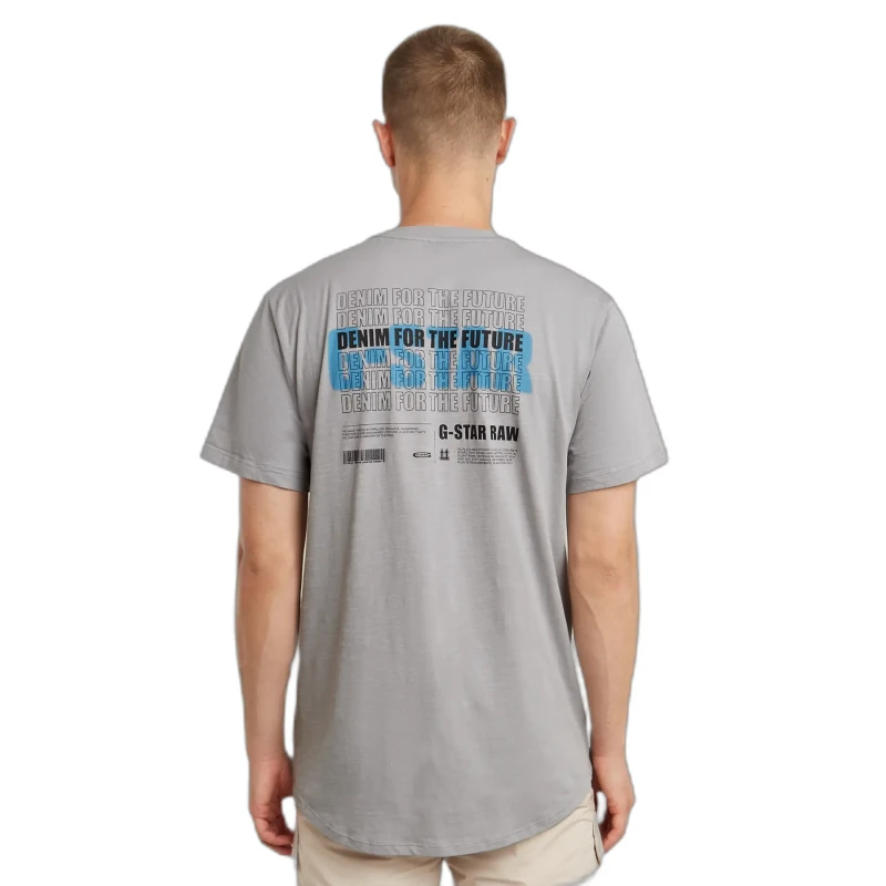 Image of G-Star T-Shirt G-Star Lash Back gr Gris Unisex XL