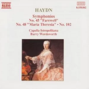 Image of Symphonies Nos 45 48 102 by Joseph Haydn CD Album