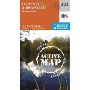 Image of Leominster and Bromyard by Ordnance Survey (Sheet map, folded, 2015)