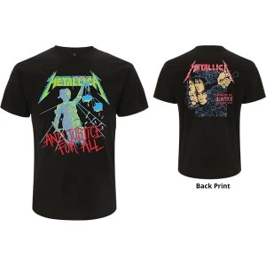 Image of Metallica - And Justice For All Mens Medium T-Shirt - Black