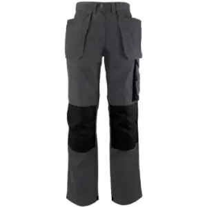 Image of Alexandra Womens/Ladies Tungsten Holster Work Trousers (16S) (Grey/Black) - Grey/Black