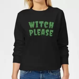 Image of Witch Please Womens Sweatshirt - Black - S - Black