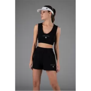 Image of Hydrogen Cities V Neck Top Womens - Black