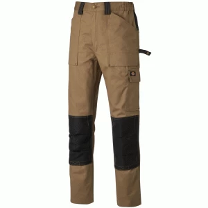 Image of Dickies Mens Grafter Duo Tone 290 Trousers Khaki / Black 36" 33"