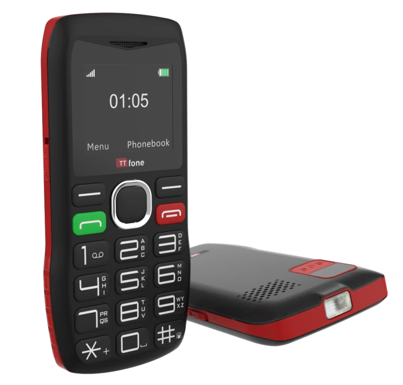 Image of TTfone TTfone TT880 Easy-to-Use Big Button Mobile, O2 SIM, USB C Cable