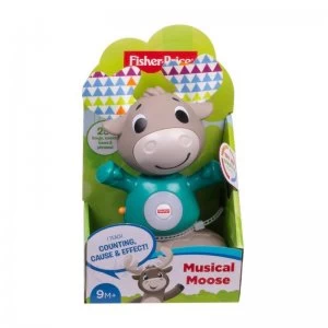 Image of Fisher Price Laugh and Learn Bobble Head Reindeer