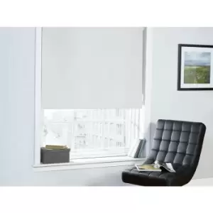 Image of Thermal Blackout White 90cms Wide Straight Edged Roller Blind