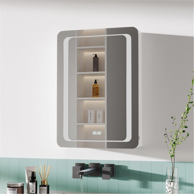 Image of Kabinet UK Smart Rectangle Wall Mounted LED Mirror Cabinet White unisex One size