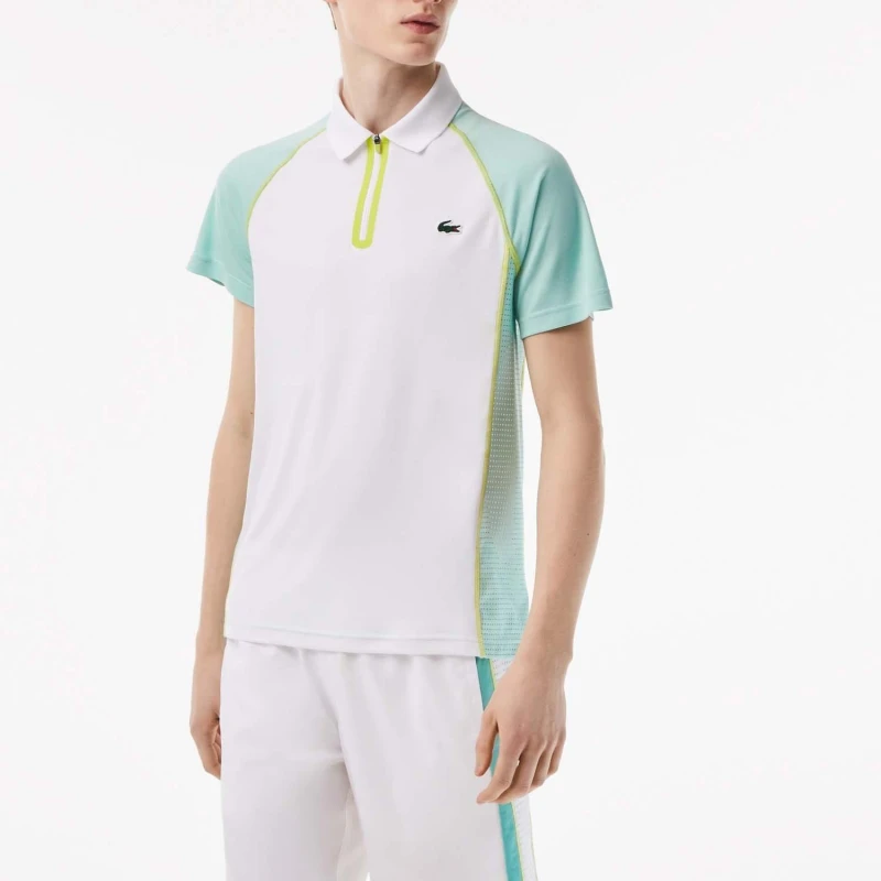 Image of Lacoste Ultra Dry Tennis Piqu Polo Shirt - Multi Multi XS