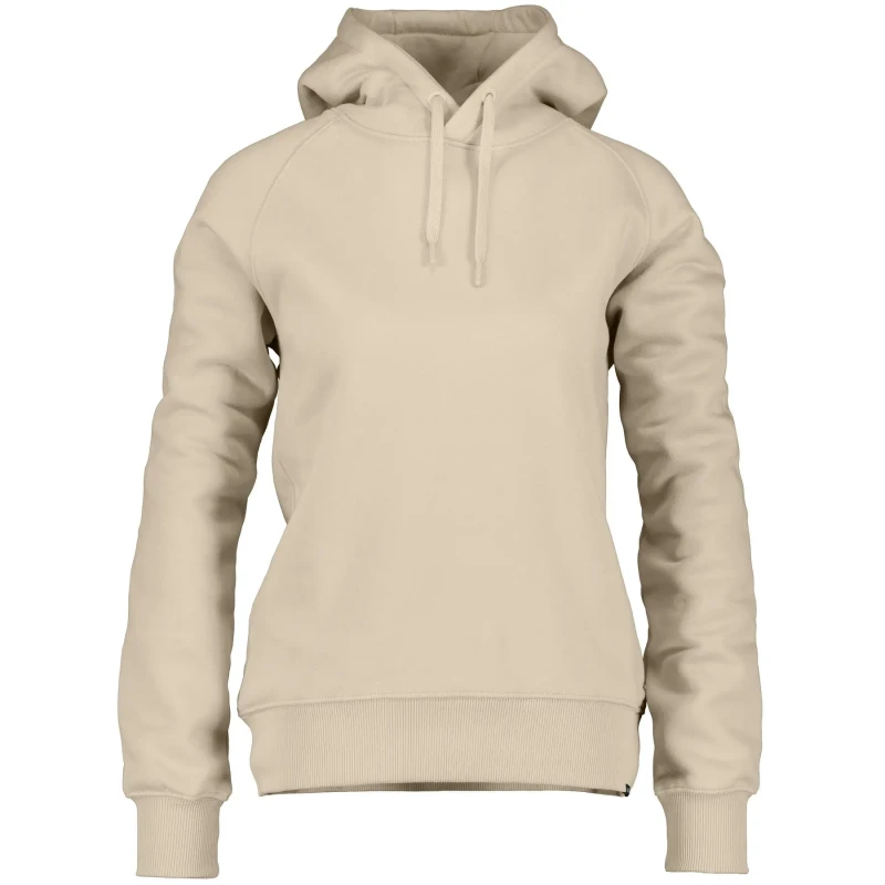 Image of Womens hooded sweatshirt Didriksons Ven Beige Female 42