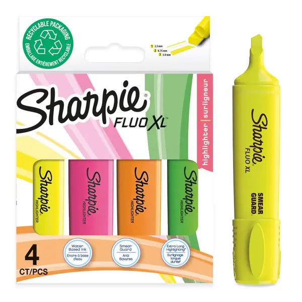 Image of Sharpie 2190473 Fluo XL Highlighter Blis GJQ34137J