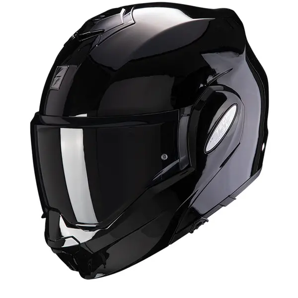Image of Scorpion Exo-Tech Evo Solid Black Modular Helmet M