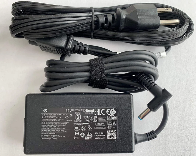 Image of HP L25298-002 power adapter/inverter Indoor 65 W Black