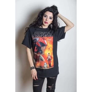 Image of Star Wars - Episode VII Dameron Composition Unisex Small T-Shirt - Black