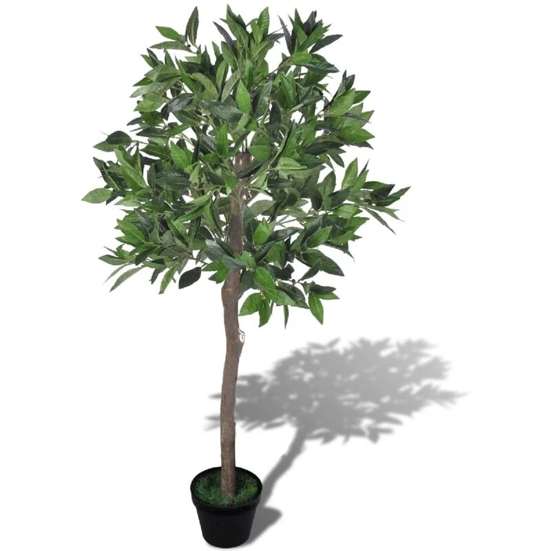 Image of vidaXL Artificial Bay Tree with Pot 120cm Home Office Fake Plant Decoration