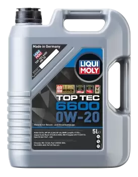 Image of LIQUI MOLY Engine oil Top Tec 6600 0W-20 Capacity: 5l 21441