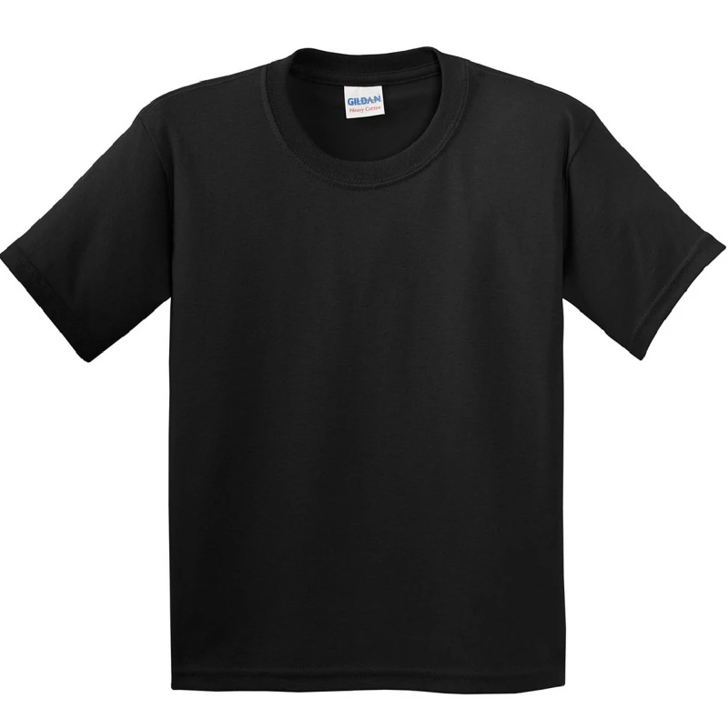 Image of Gildan Heavy Cotton T-Shirt Pack of 2 in Black Size: XS Black Unisex XS