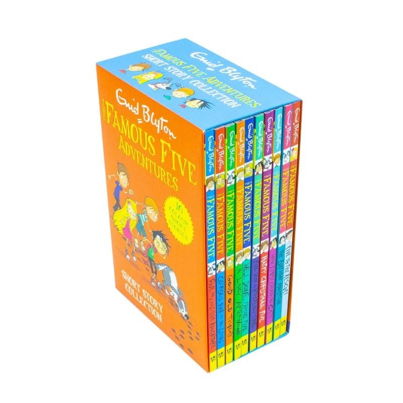 Image of The Famous Five Adventures Short Story Collection 10 Books Box Set By Enid Blyton Enid Blyton Books