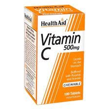 Image of HealthAid Vitamin C 500mg - Chewable 60 tablet