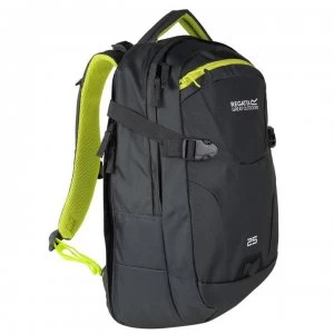 Image of Regatta Paladen 25L Laptop Backpack - Ebony/NeonSp