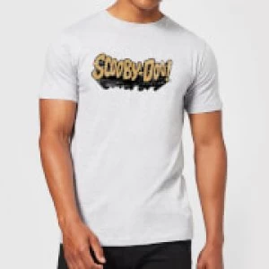 Image of Scooby Doo Retro Colour Logo Mens T-Shirt - Grey - S