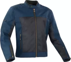 Image of Segura Oskar Motorcycle Textile Jacket, blue, Size L, blue, Size L