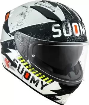 Image of Suomy Speedstar Propeller Helmet, black-silver Size M black-silver, Size M