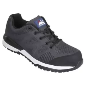 Image of Himalayan 4314 Unisex Black Toe Capped Safety Trainers, UK 8, EU 42