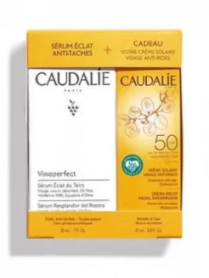 Image of Caudalie Vinoperfect Serum And Suncare Spf 50 Duo