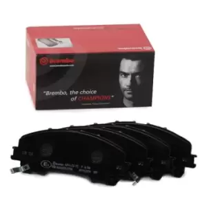 Image of BREMBO Brake pad set PRIME LINE P 56 106 Brake pads,Brake pad set, disc brake RENAULT,NISSAN,INFINITI,Koleos II (HC_),X-TRAIL (T32),SKYLINE (_V37)