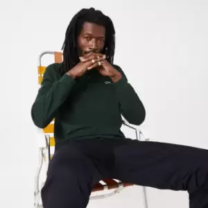 Image of Long-sleeve Lacoste Classic Fit L.12.12 Polo Shirt Size 3 - S Green