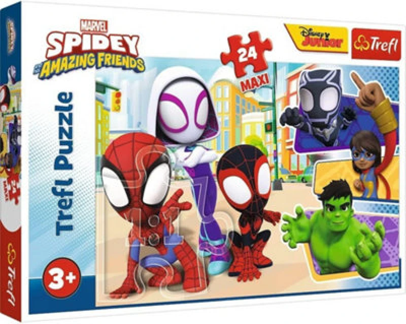 Image of Trefl Spidey And His Friends Puzzle - 24 Pieces