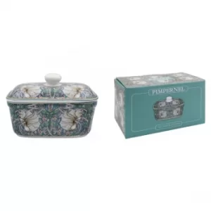 Image of William Morris Pimpernel Butter Dish by Lesser & Pavey