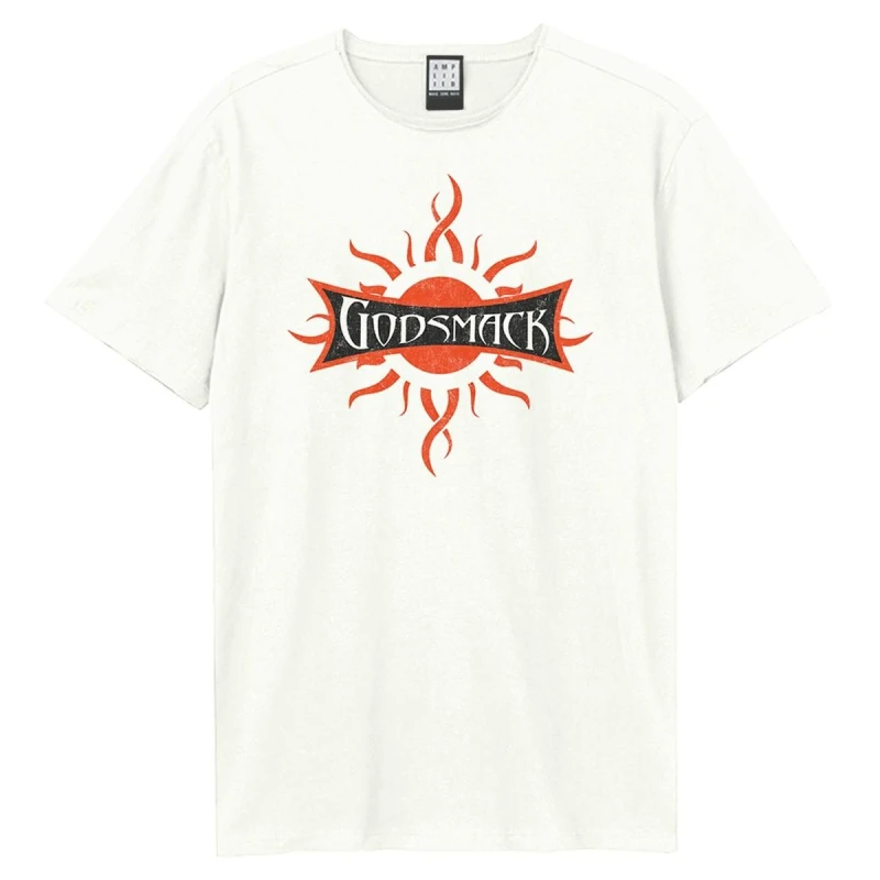 Image of Amplified Amplified Men Logo Godsmack T-Shirt in White Size: X-Small White XS Male 5063806408642