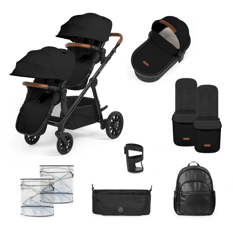 Image of Ickle Bubba Virgo Growing Family 11 Piece Pram Travel Systems One Black 71330290055