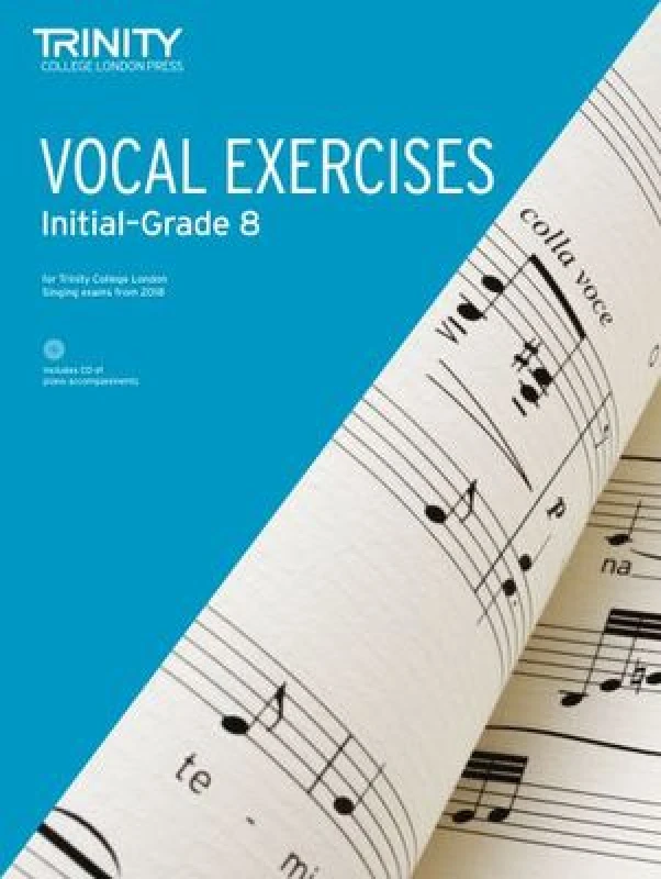 Image of Trinity College London Vocal Exercises from 2018 Grades Initial to Grade 8 Sheet music