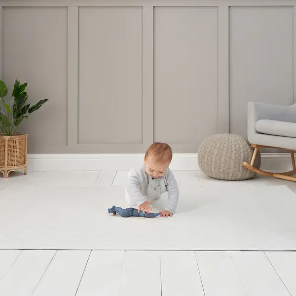 Image of Tutti Bambini Luxury Padded XL Fan Playmat 200 x 140cm Grey