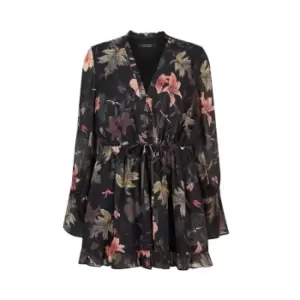 Image of AllSaints Daria Viviana Playsuit - Black
