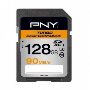 Image of PNY Turbo Performance memory card 128GB SDXC Class 10 UHS-I
